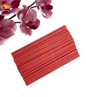 Палочки для кейк попсов бумажные 15см, КОРАЛЛОВЫЕ, А80-2