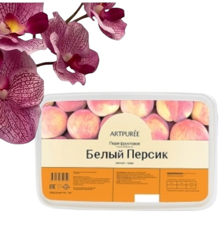 Пюре Белый персик ARTPUREE 1 кг Пюре Белый персик ARTPUREE 1 кг