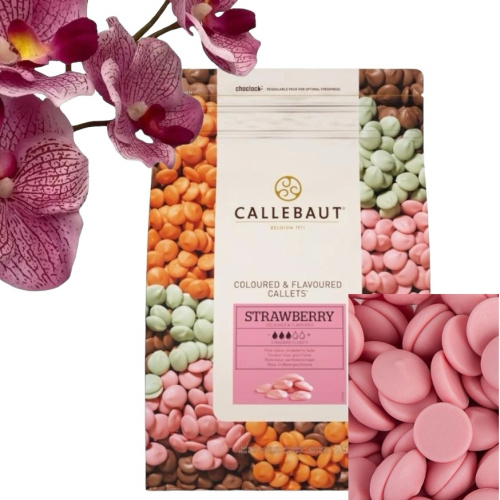 Шоколад Callebaut "Клубника" (Пакет 2,5кг) Шоколад Callebaut "Клубника" (Пакет 2,5кг)