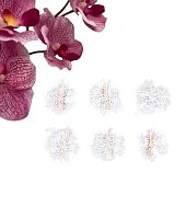 Прищепки снежинки (набор 6 шт)