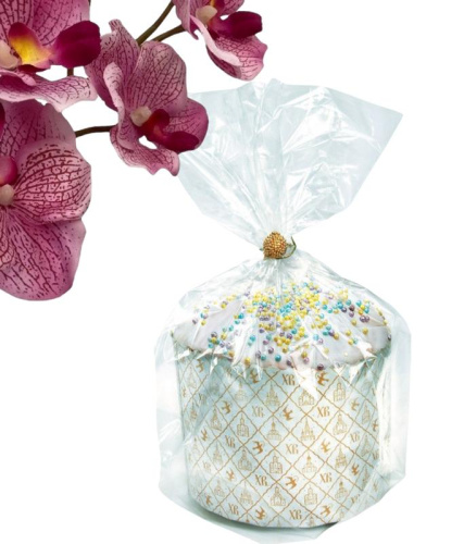 Пакет без рисунка для кулича d90*h250 мм, 2400/уп., 1шт.