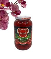 Вишня коктельная Мараскино красная с веточкой 720мл/680г, Botanica, Китай