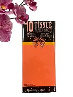 Бумага упаковочная тишью,"Неоновая серия", персиковый , 50 см х 66 см