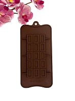 Форма для шоколада Плитка Арриба, силикон 22*10,5*1см 7055925/А1493