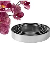 Сито Доляна «Металлик», набор 4 шт., d=15/18/20.5/24 см, серебристое