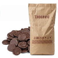Chocovic Тиаго Темный шоколад, 54,5%, (20кг/меш.), CHD-Q54CHVC-814