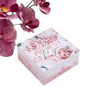 Коробка подарочная сборная, упаковка, «Present», 15 х 15 х 7 см