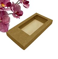 Коробка для шоколадной плитки 160*80*17мм (крафт)
