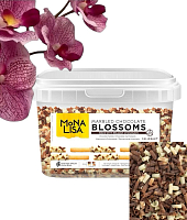 Шоколадный декор Mona Lisa Завитки из темного и белого шоколада, 1кг/уп.(1*4шт)