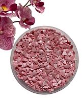 Посыпка сахарная Деко-Про - "Сердечки розовые, перламутровые" (Упаковка 0,75 кг.)